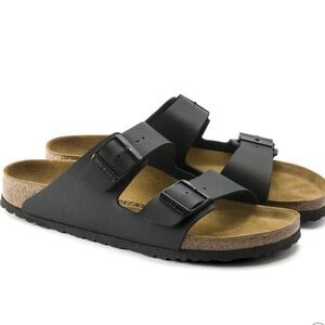 NWOT Men’s Birkenstock Arizona Black Sandals